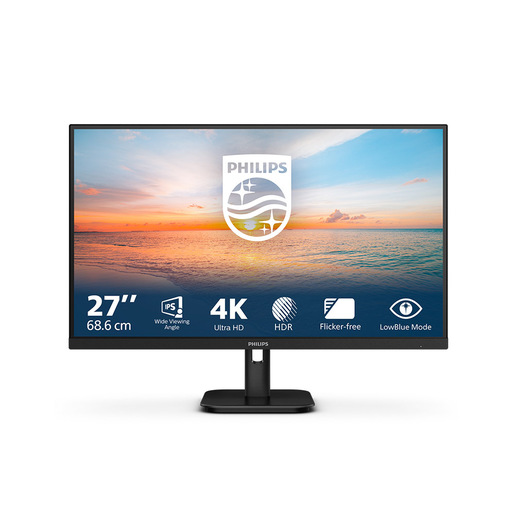 Philips 27E1N1800A/00 Monitor PC 68,6 cm (27'') 3840 x 2160 Pixel 4K Ultra HD LED Nero