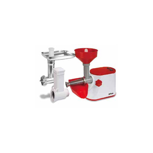 Artus K15 tritacarne 300 W Rosso, Bianco