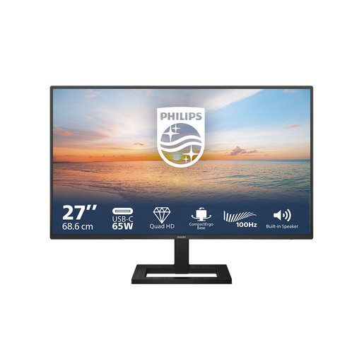 Philips Serie 1000 27E1N1600AE/00 Monitor PC 68,6 cm (27'') 2560 x 1440 Pixel Quad HD LCD Nero