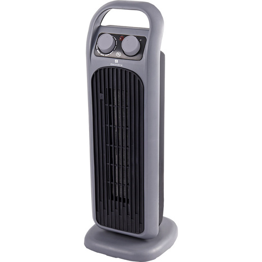 Electroline CTHE208 stufetta elettrica Interno Grigio 2000 W Riscaldatore ambiente elettrico con ventilatore