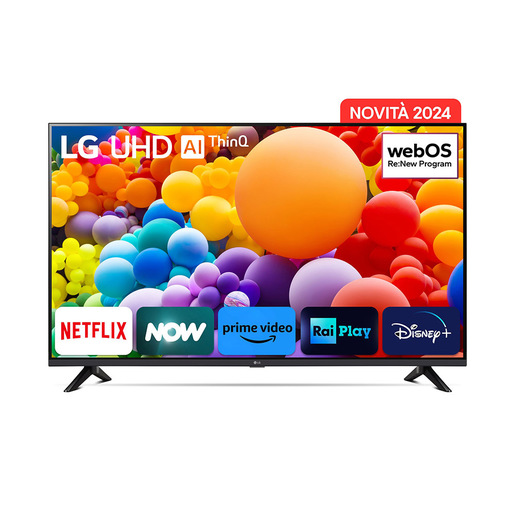LG UHD AI 65'' Serie UT73 65UT73006LA, TV 4K, 3 HDMI, SMART TV 2024