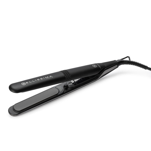Bellissima Imetec Piastra Creativity, Capelli Lisci o Mossi, Rivestimento Ceramica Diamond, 5 Temperature 150/230°C, funzione Memory, Calore Costante,