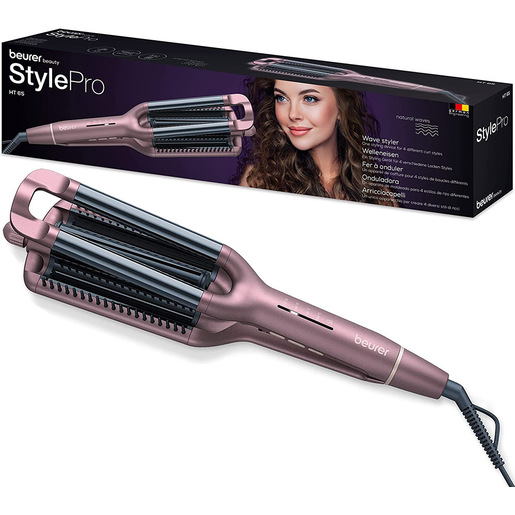 Beurer HT 65 Arricciacapelli 4 in 1, per Onde ai Capelli alla Moda in Quattro Diversi Look con un Unico Dispositivo, temperatura da 160-210°C, rivesti