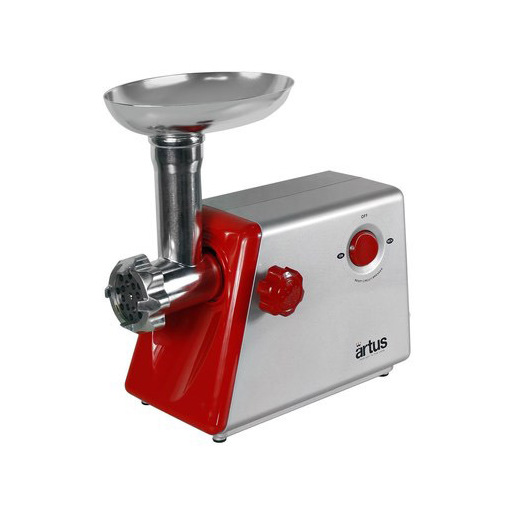 Artus T25 tritacarne 385 W Rosso, Argento