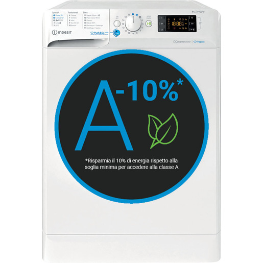Indesit Lavatrice a libera installazione BWE 91497X WV IT - BWE 91497X WV IT