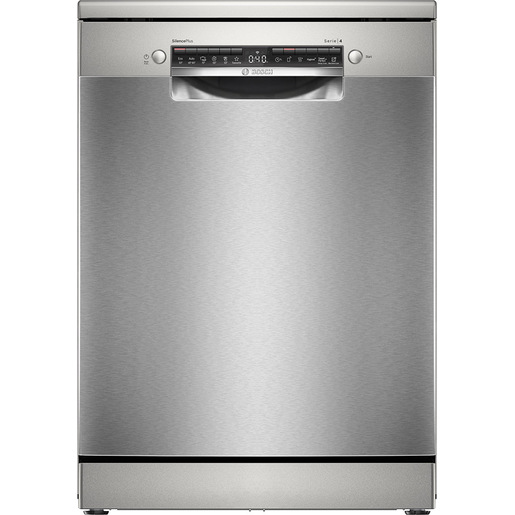 Bosch Serie 4 SMS4HMI05E Lavastoviglie da libera installazione 14 coperti Acciaio spazzolato anti-impronta Classe D
