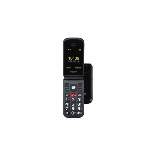Beghelli Salvalavita Phone SLV15 6,1 cm (2.4'') 87 g Nero Telefono per anziani